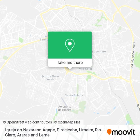 Igreja do Nazareno Ágape map