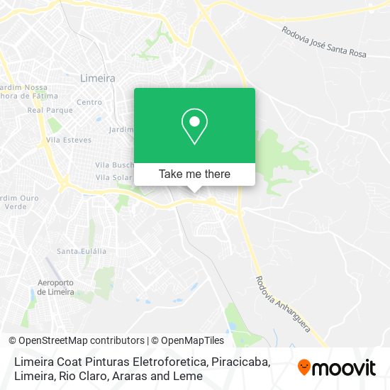 Limeira Coat Pinturas Eletroforetica map