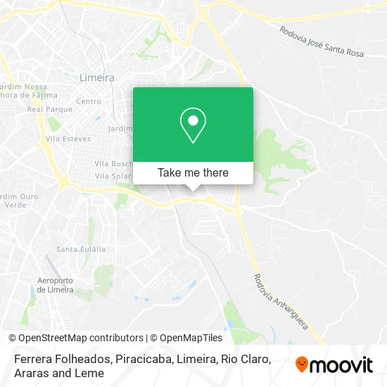 Ferrera Folheados map