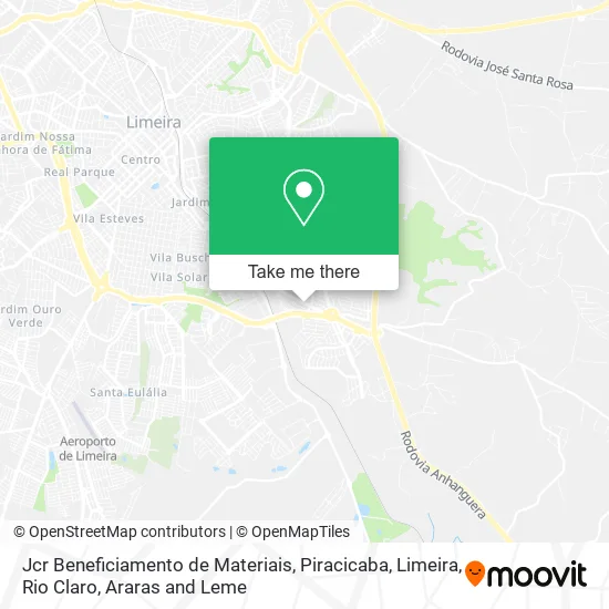 Jcr Beneficiamento de Materiais map