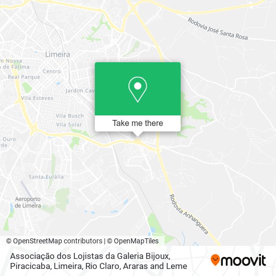 Associação dos Lojistas da Galeria Bijoux map