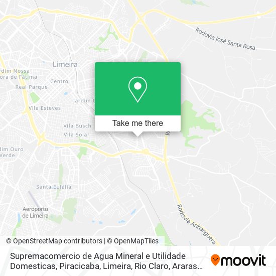 Supremacomercio de Agua Mineral e Utilidade Domesticas map