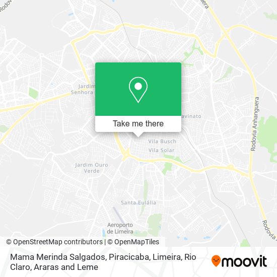Mama Merinda Salgados map