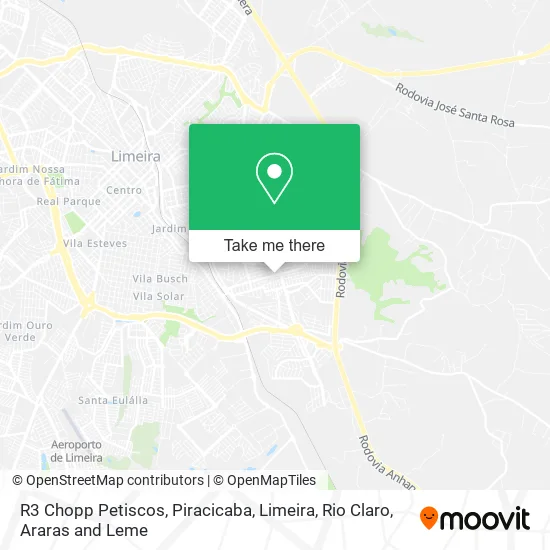 R3 Chopp Petiscos map