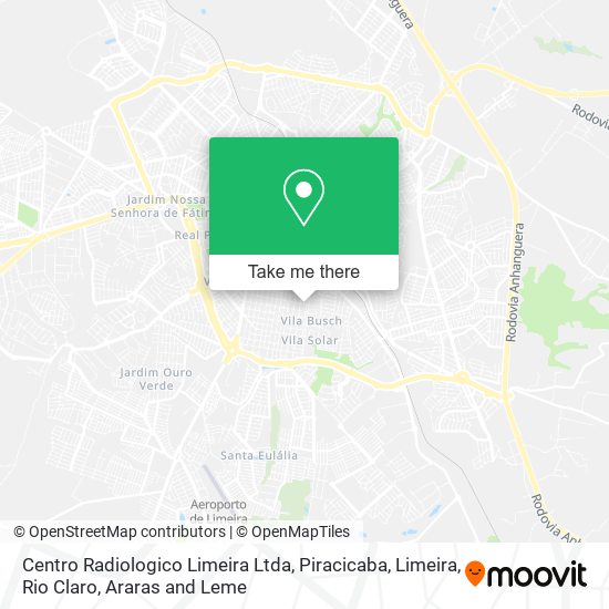 Centro Radiologico Limeira Ltda map