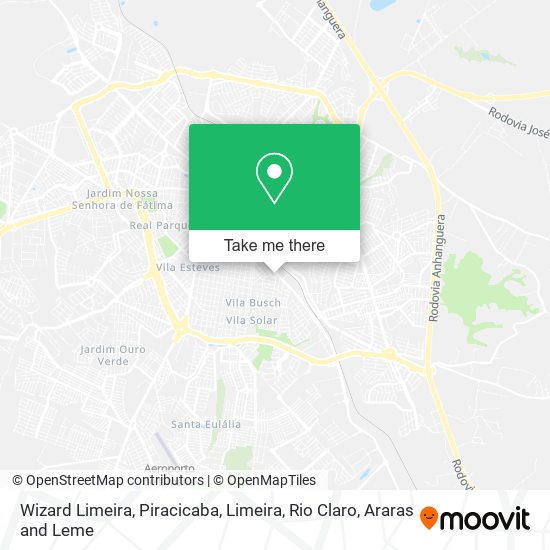 Wizard Limeira map