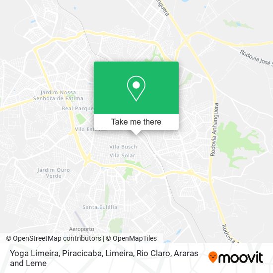 Yoga Limeira map