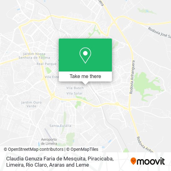 Claudia Genuza Faria de Mesquita map