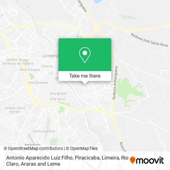 Antonio Aparecido Luiz Filho map