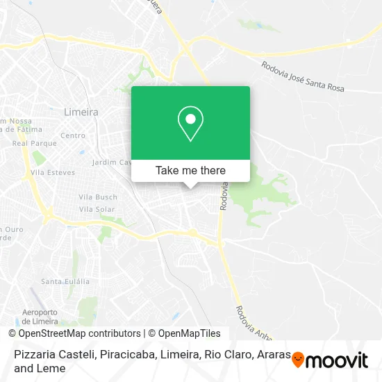 Pizzaria Casteli map