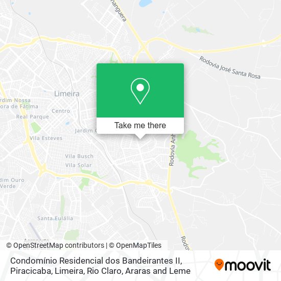 Condomínio Residencial dos Bandeirantes II map