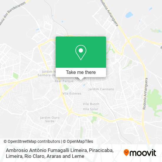 Ambrosio Antônio Fumagalli Limeira map