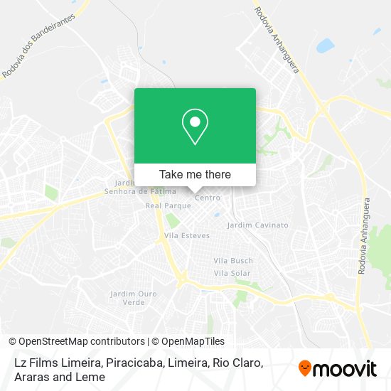 Lz Films Limeira map