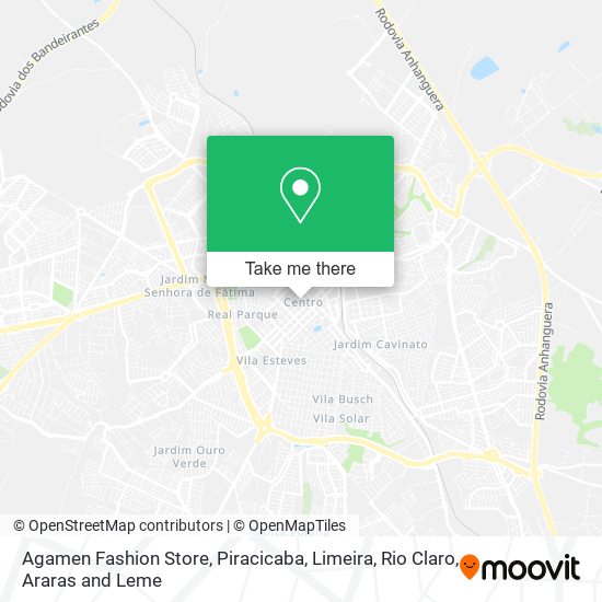 Mapa Agamen Fashion Store