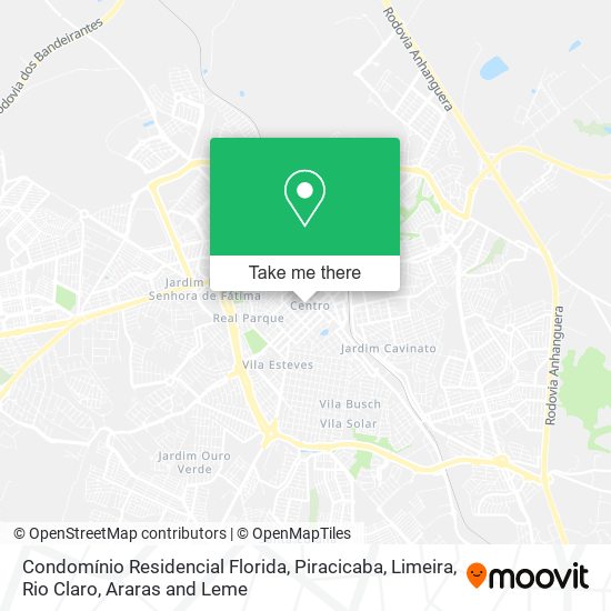 Mapa Condomínio Residencial Florida