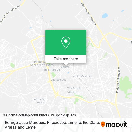 Mapa Refrigeracao Marques