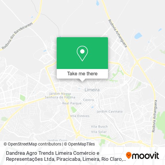 Dandrea Agro Trends Limeira Comércio e Representações Ltda map