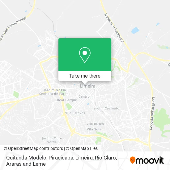 Quitanda Modelo map