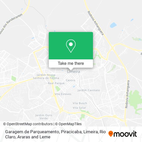 Garagem de Parqueamento map