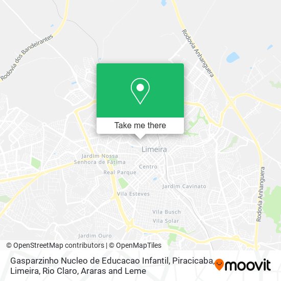 Gasparzinho Nucleo de Educacao Infantil map