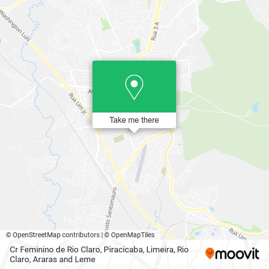 Cr Feminino de Rio Claro map