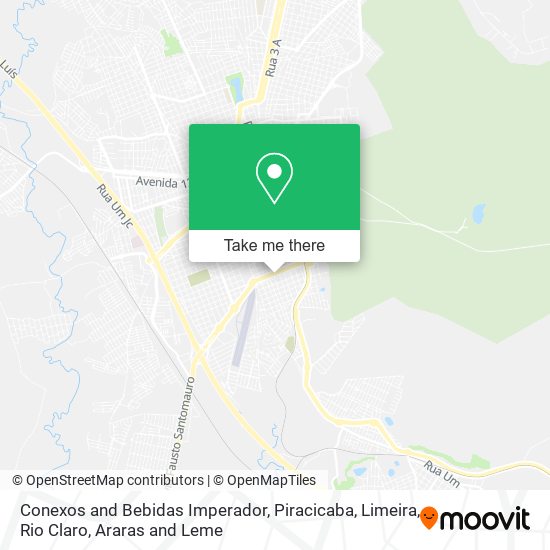 Conexos and Bebidas Imperador map