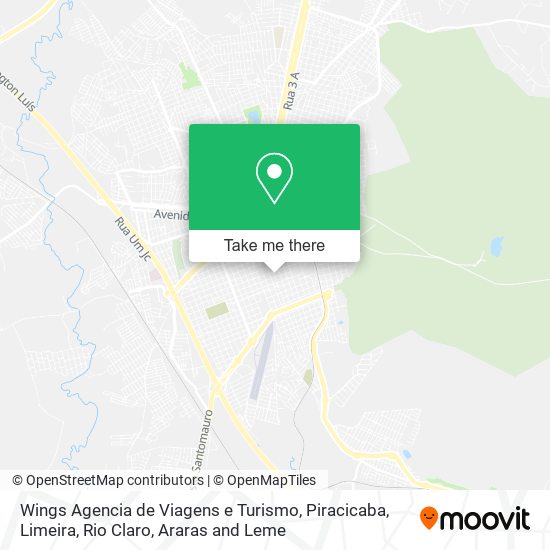 Wings Agencia de Viagens e Turismo map
