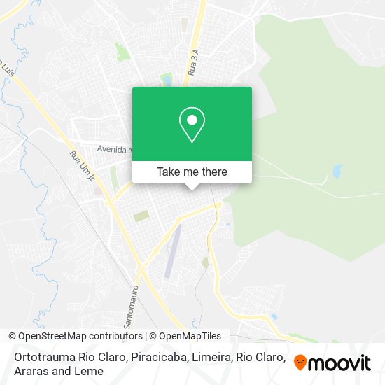 Ortotrauma Rio Claro map