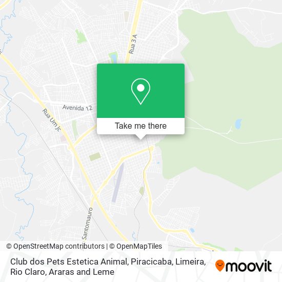 Club dos Pets Estetica Animal map