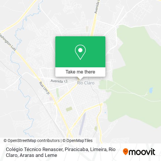 Mapa Colégio Técnico Renascer