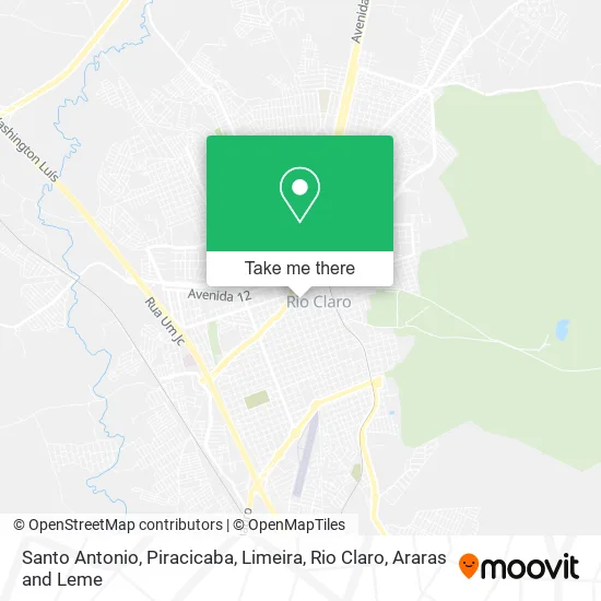 Santo Antonio map