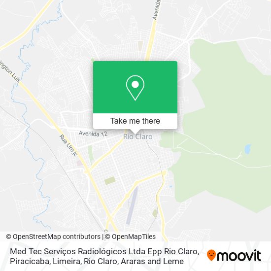 Med Tec Serviços Radiológicos Ltda Epp Rio Claro map