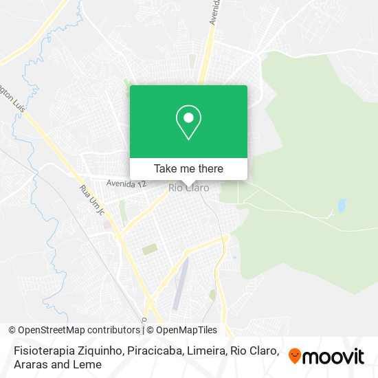 Fisioterapia Ziquinho map