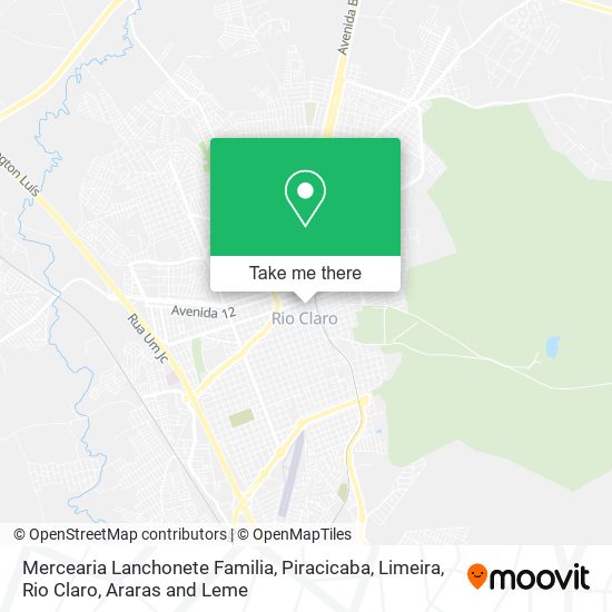 Mercearia Lanchonete Familia map