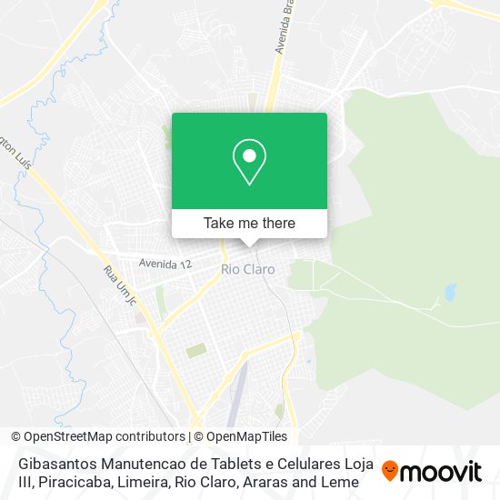 Mapa Gibasantos Manutencao de Tablets e Celulares Loja III