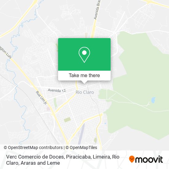 Verc Comercio de Doces map