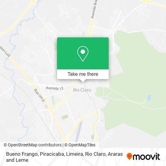 Bueno Frango map