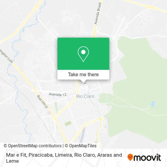 Mar e Fit map