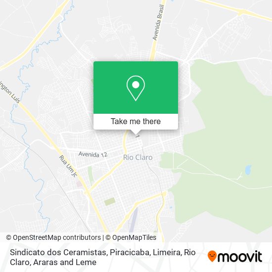 Sindicato dos Ceramistas map