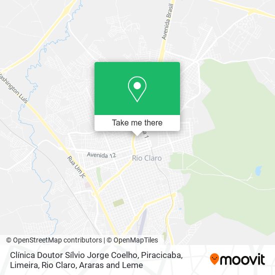 Clínica Doutor Sílvio Jorge Coelho map