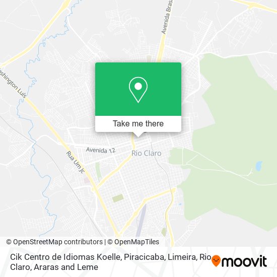 Cik Centro de Idiomas Koelle map