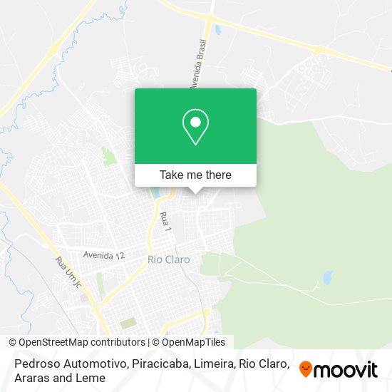 Pedroso Automotivo map