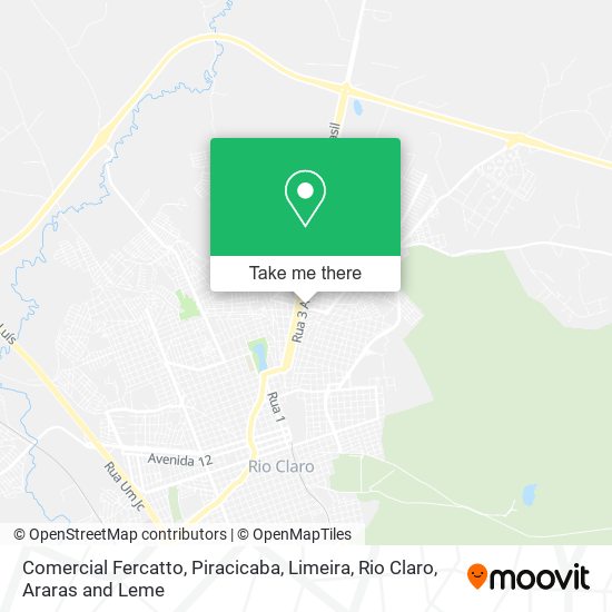 Comercial Fercatto map