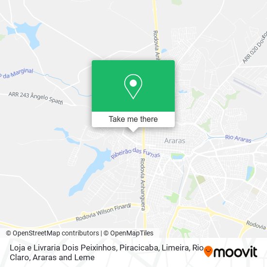 Loja e Livraria Dois Peixinhos map