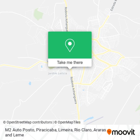 M2 Auto Posto map