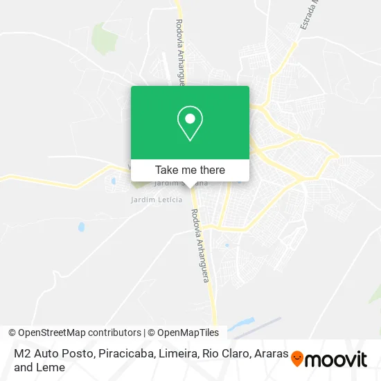 M2 Auto Posto map