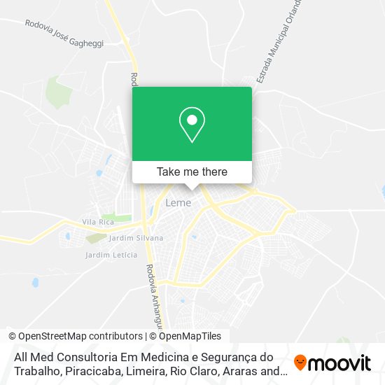 Mapa All Med Consultoria Em Medicina e Segurança do Trabalho