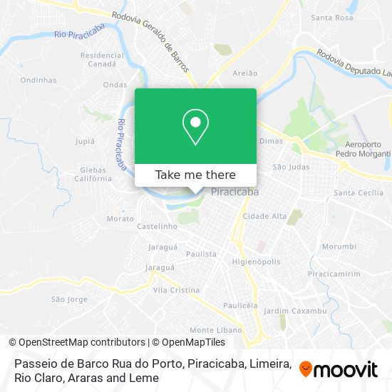 Passeio de Barco Rua do Porto map