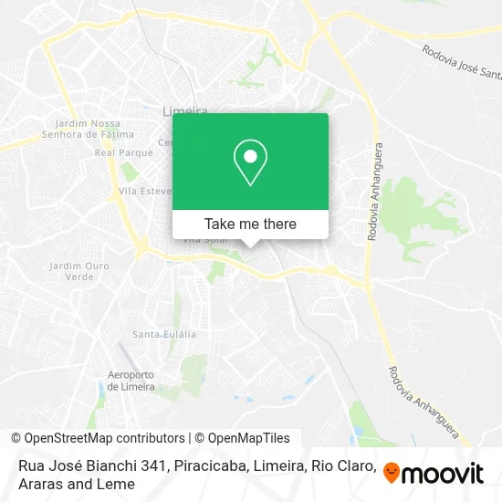 Rua José Bianchi 341 map