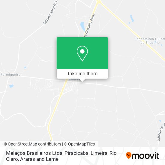Melaços Brasileiros Ltda map